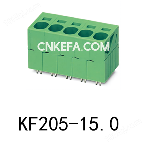 KF205-15.0 弹簧式PCB接线端子