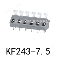 KF243-7.5 弹簧式PCB接线端子