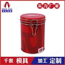 马口铁圆形密封罐-咖啡铁罐定制厂家