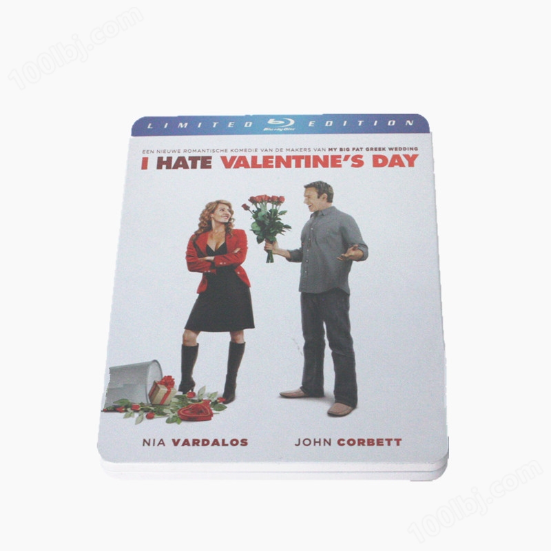 我恨情人节美国搞笑电影光碟包装铁盒厂家