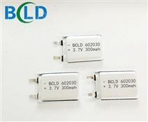 電子點煙器聚合物鋰離子電池BCLD602030/300