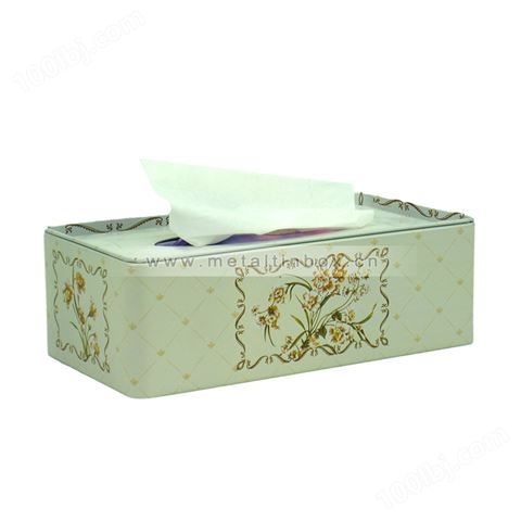 简约铁质抽纸盒 马口铁纸巾盒 家用抽纸金属盒
