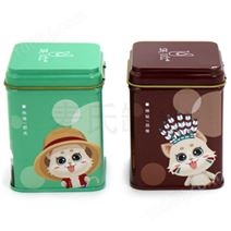 翻盖普洱茶包装盒|厂家供应绿茶铁盒|茶叶金属盒定制