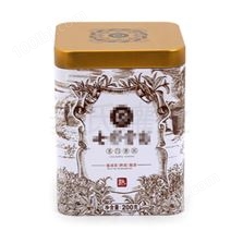 茶叶盒定制|玫瑰普洱茶铁盒包装|精致茉莉花茶金属盒子