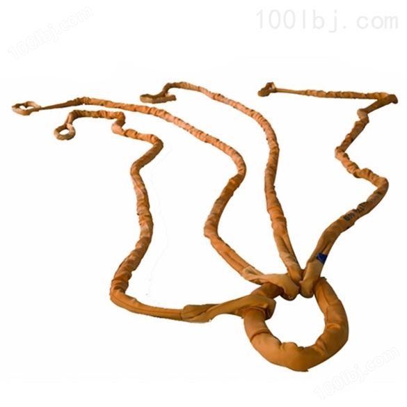 四叉柔性吊带成套索具