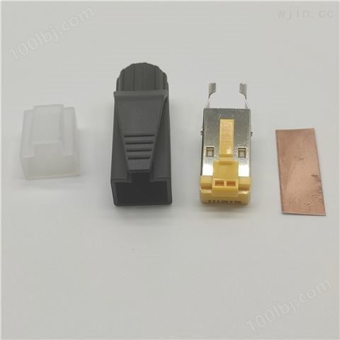 plc网线插头_工业级4芯rj45接插头